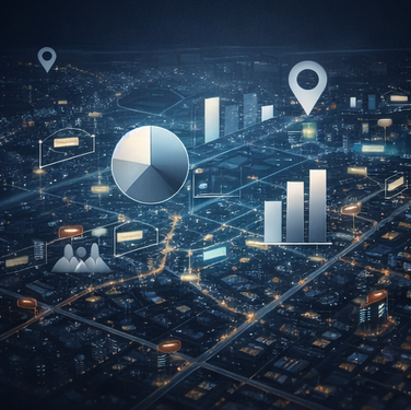 
    Acces la statistici și informații relevante despre zonă
  