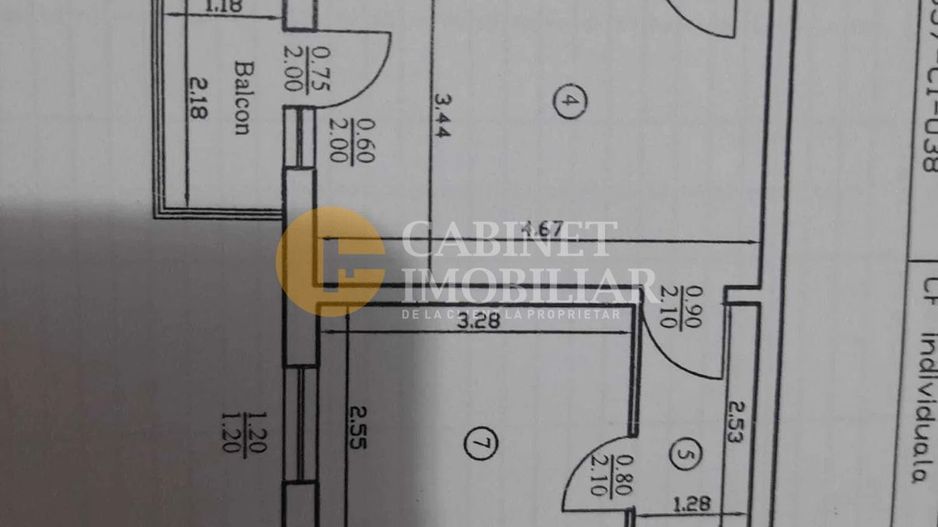 3 camere - Mobilat/Utilat - Etaj 4 (Cu pod izolat) - Zona Dacia - Poză 9