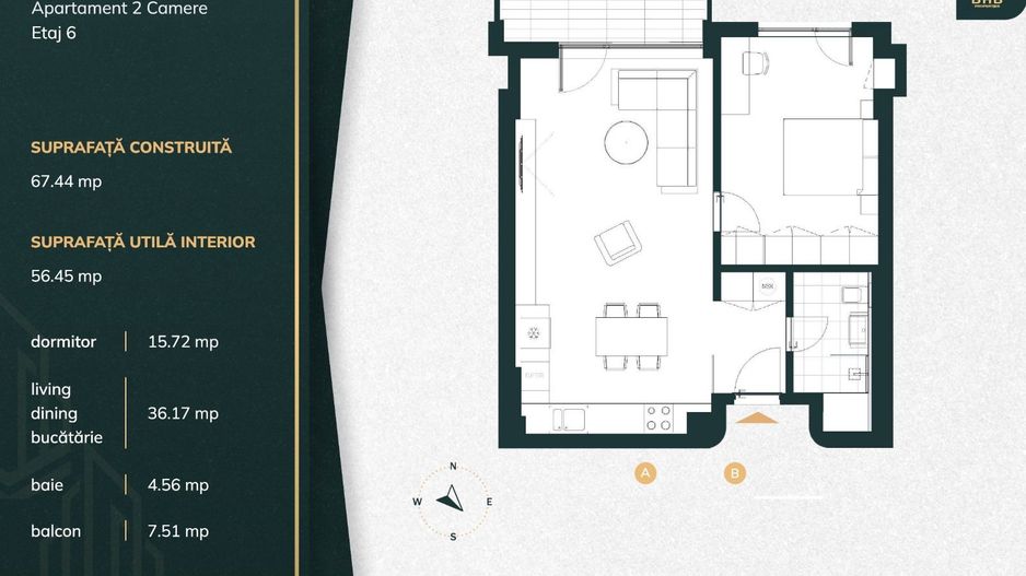 Apartament de vanzare 2 camere - Vedere Lac Pipera - Poză 12