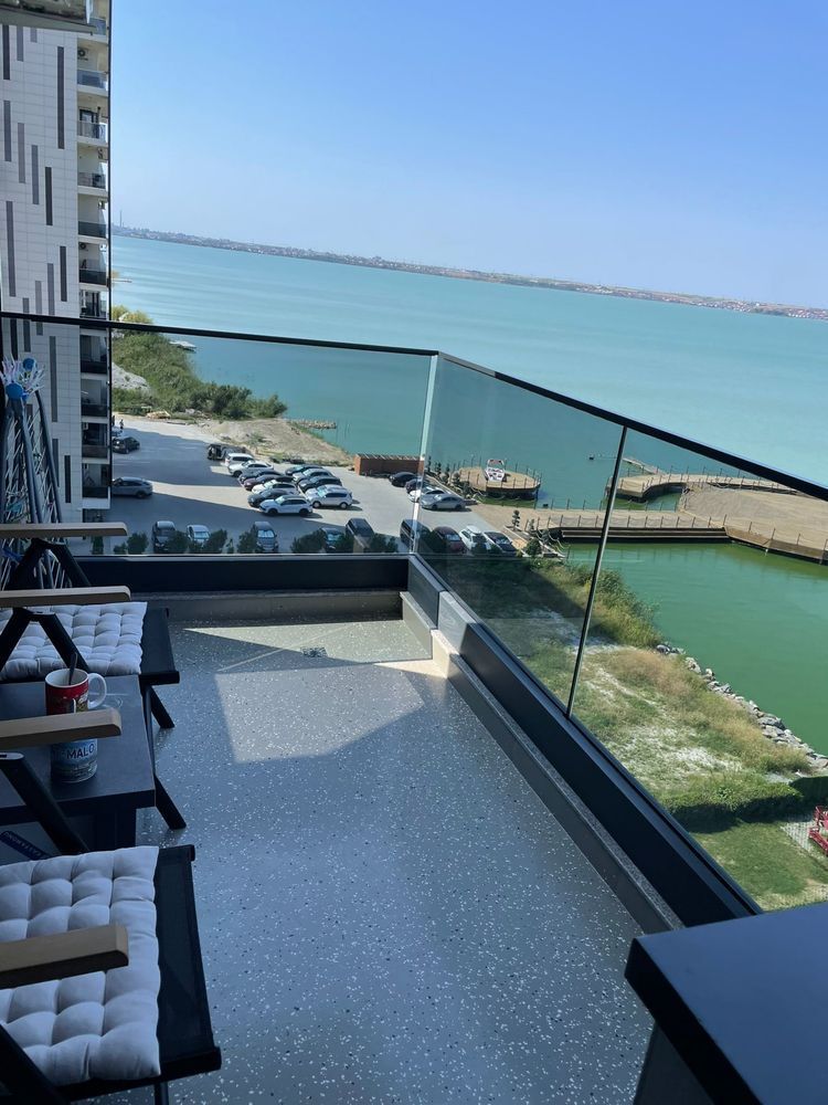 Apartament 2 camere vedere panoramica la lac, Parcare privata - Ocazie - Poză 1