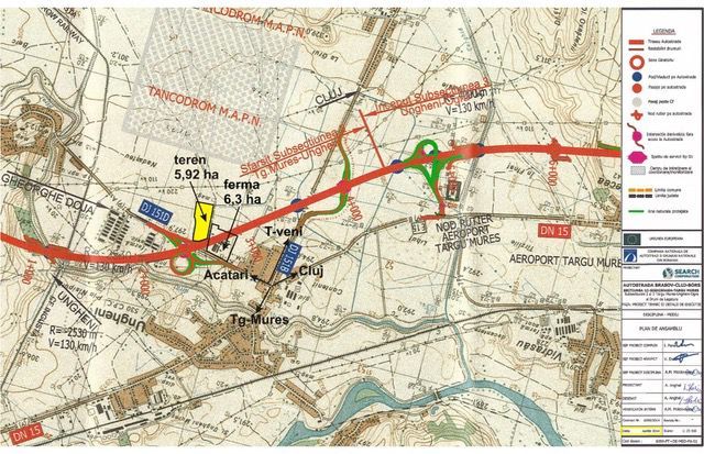 Teren extravilan Ungheni jud. Mures 4,4 ha - nod din Autostrada Transilvania - Poză 3