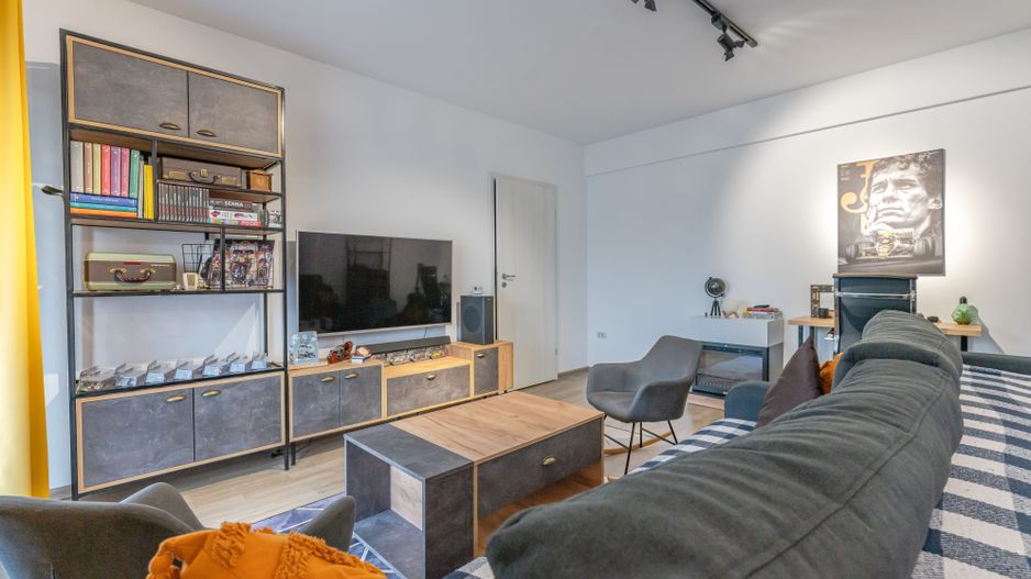 2 camere decomandat mobilat utilat cu gradina - Poză 2