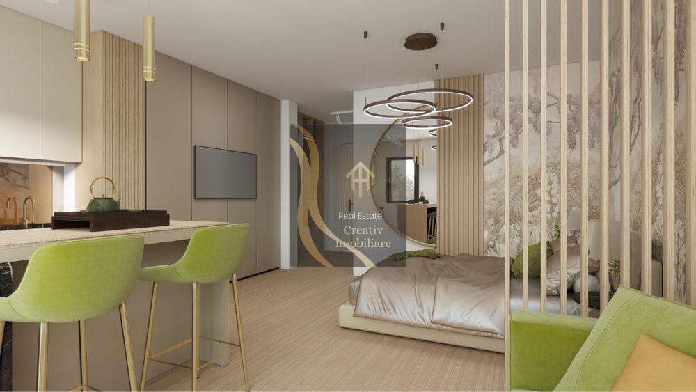 Inchiriez Studio nou complet mobilat/utilat - Poză 1