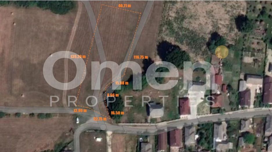 Teren de vânzare | 58 ari | 1.400 de euro/ar |  Săcălășeni. - Poză 1