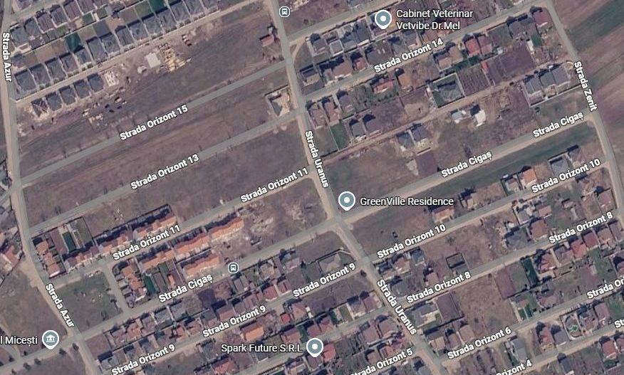 Teren construibil 389 mp. Orizont, central cu toate utilitatile - Poză 3