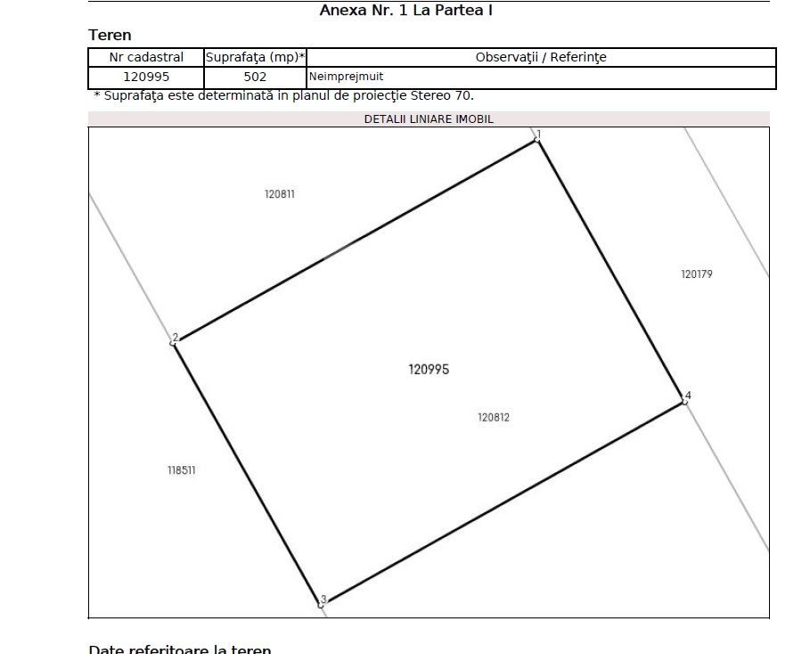 Cobeanca PRIMARIE Ogorului Loturi 500 - 1100 mp URBANISM DE CONSTRUIRE - Poză 13