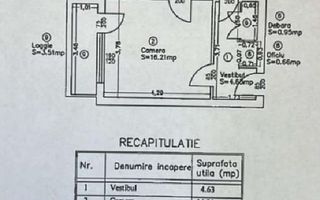Apartament 2 camere | Piața Progresu - Schiță 6