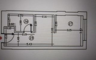 Garsonieră Modernă în Inima Zonei de Business – Aviației (Bloc 2022) - Schiță 8