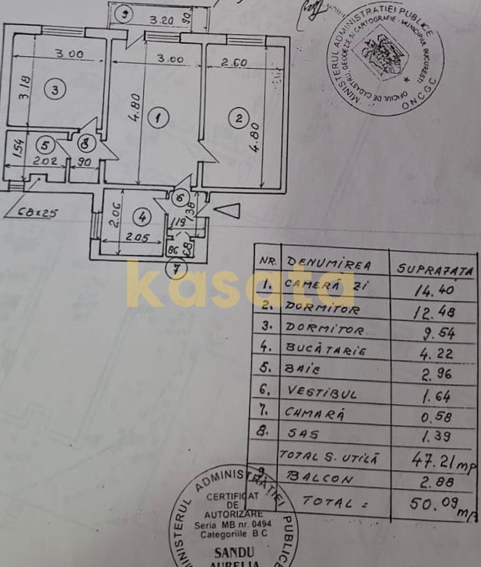 Apartament3camere|Nicolae Grigorescu-Metrou|Mutare Imediata| Etaj 5/10 - Poză 8