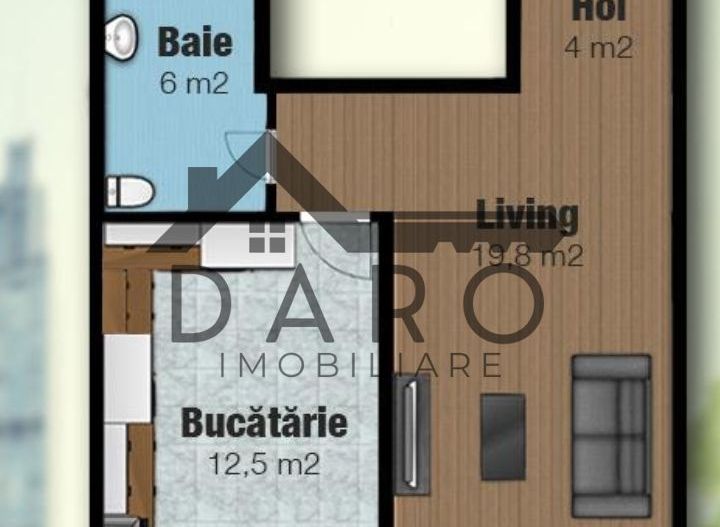 Studio de vanzare la Fomco, Green Rezidence, pe strada Livezeni. - Poză 6