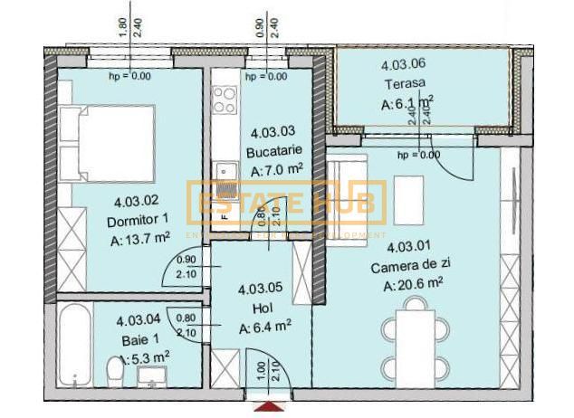 Apartament nou 2 camere BRD Mărăști | Comision 0% - Poză 2
