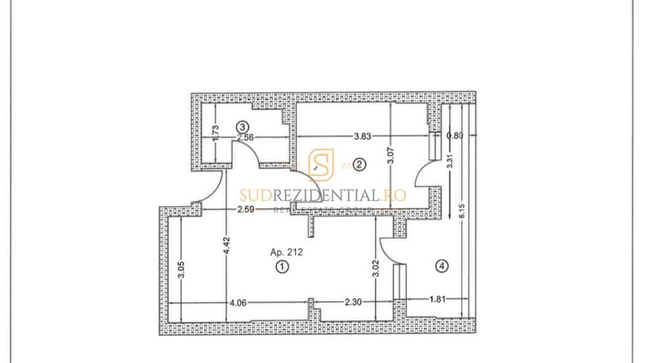 Apartament modern cu 2 camere, finisaje premium, 2/8 -Popesti-Leordeni - Schiță 13
