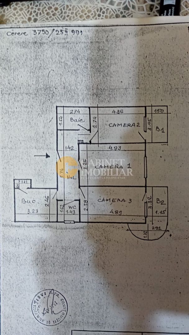 Apartament 3 camere DECOMANDAT - GARA - Poză 2