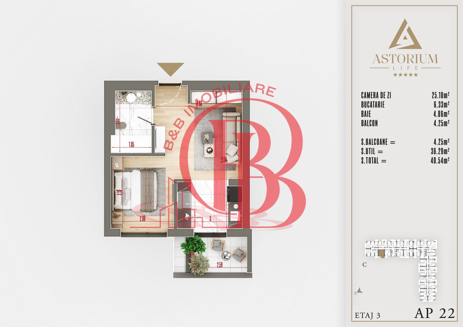 studio proiect premium izolatie fonica - Schiță 11