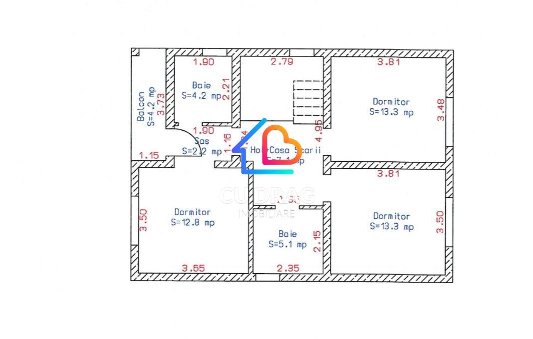 Vilă elegantă cu design modern – Cisnădie | 120 mp utili | teren 427 mp - Poză 9