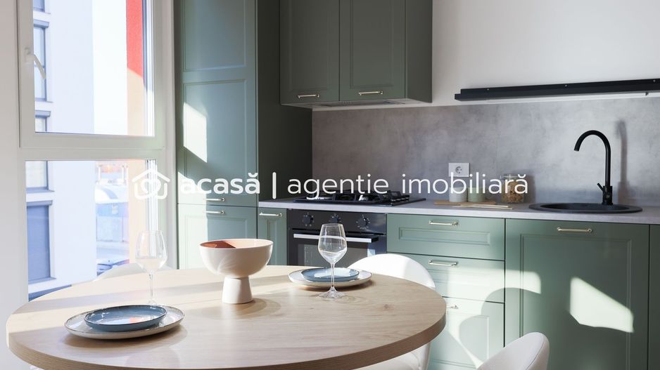 Apartament cu 2 camere NOU, finisat cu Chirias inclus - Poză 4
