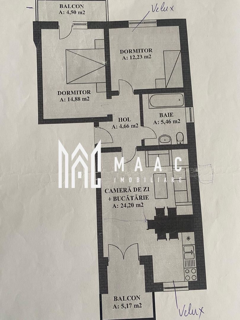 APARTAMENT 3 CAMERE i SELIMBAR I UNIRI I PARCARE - Poză 12