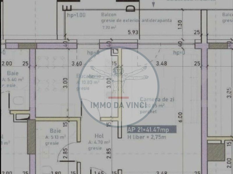 Apartament 2 camere - Schiță 8
