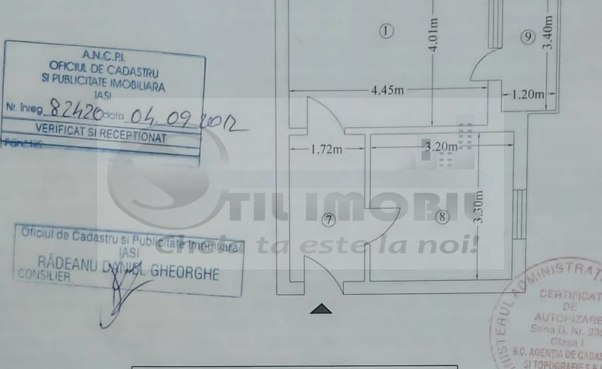 Ap decomandat 3 camere – Tătărași, 75 mp, locație excelentă 140000 EUR - Poză 8