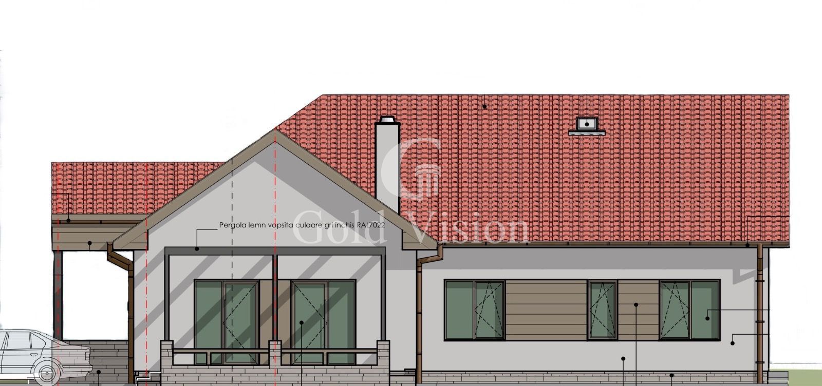 Casa la cheie,  153 mp, cu 533 mp teren,in Sangeorzul de Mures - Poză 1