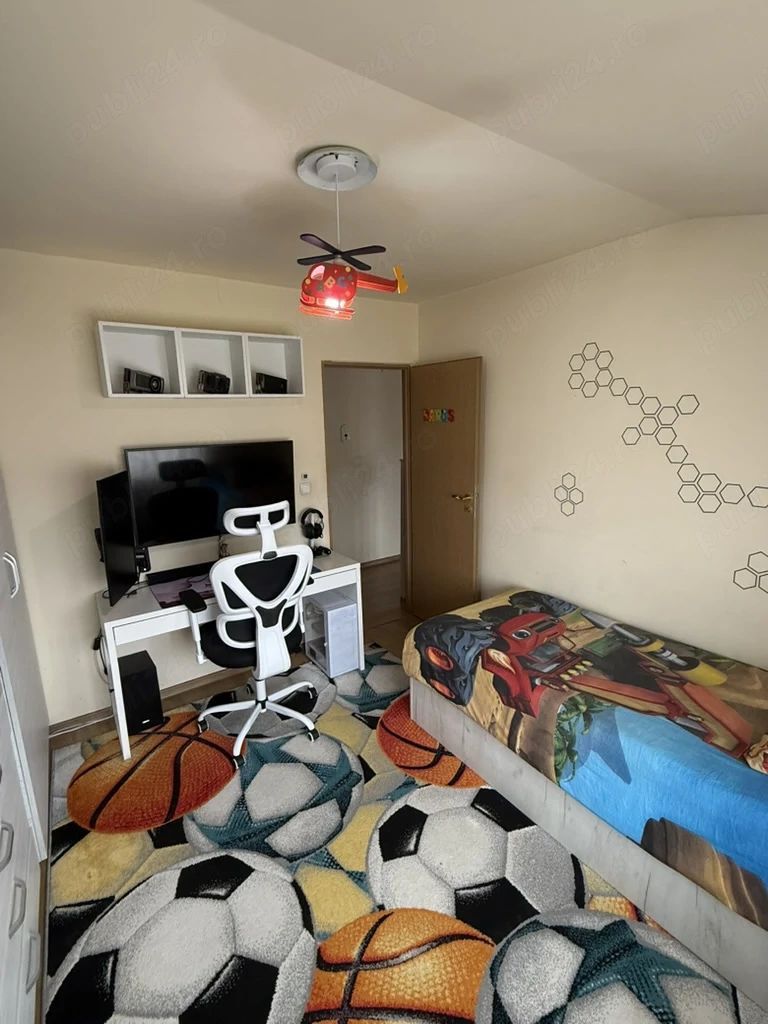 Apartament 3 camere,Mansarda, Zona Dambovita, Mobilat si Utilat complet - Poză 6
