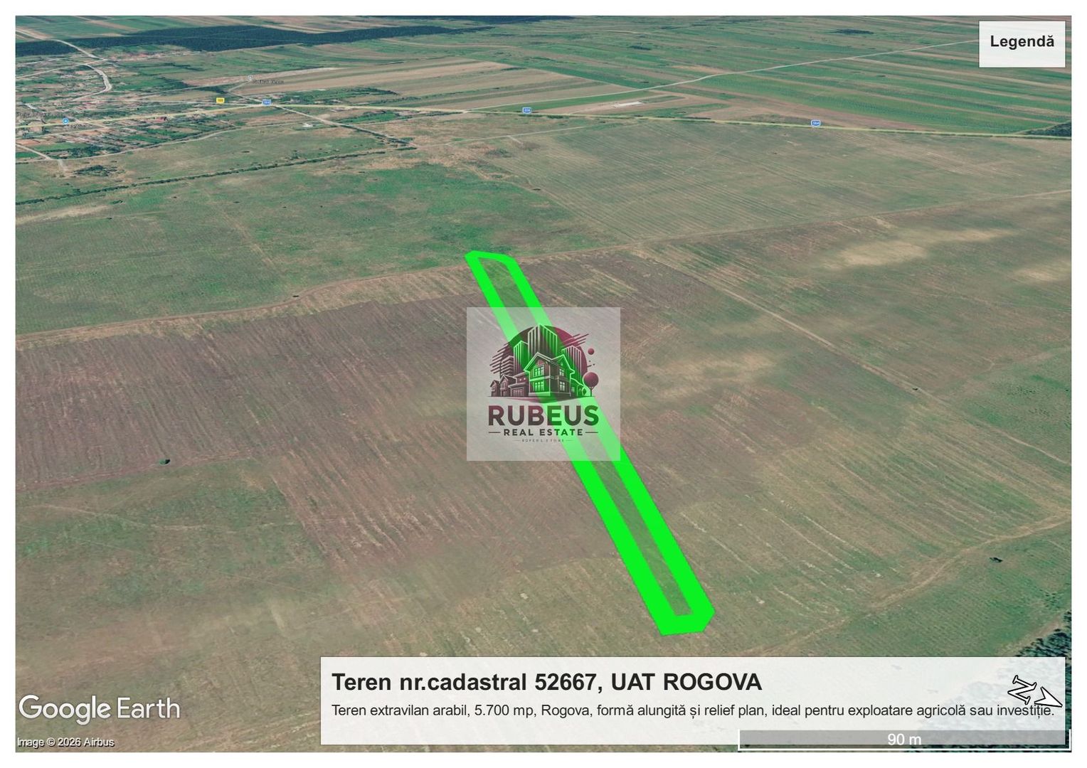 💎 BEST BUY AGRICOL: 1 HECTAR TEREN ROGOVA | CADUSTRU EFECTUAT | PREȚ - Poză 3