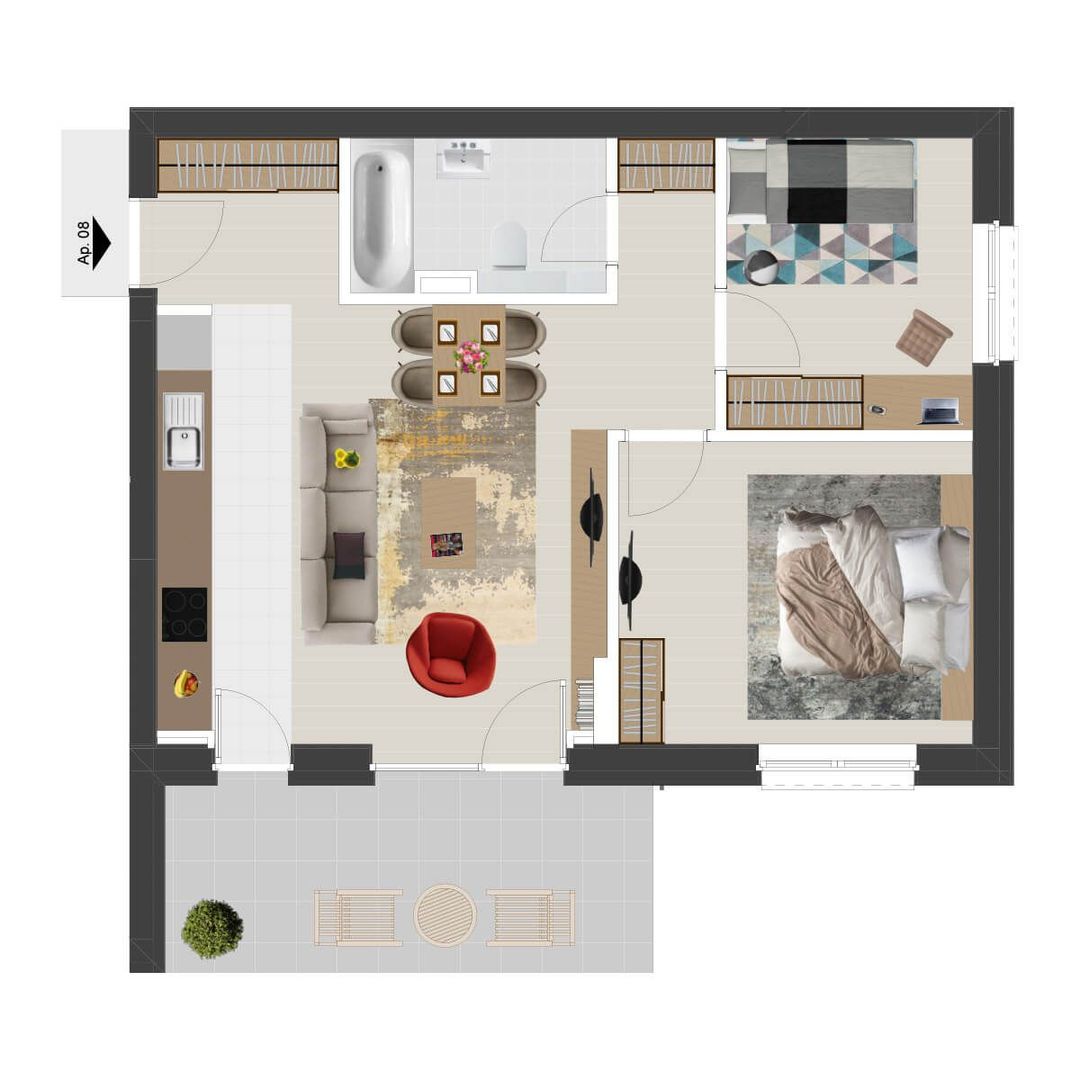 Eleganță la apus – apartament 3 camere, în zona Lipovei, lângă pădure - Poză 19