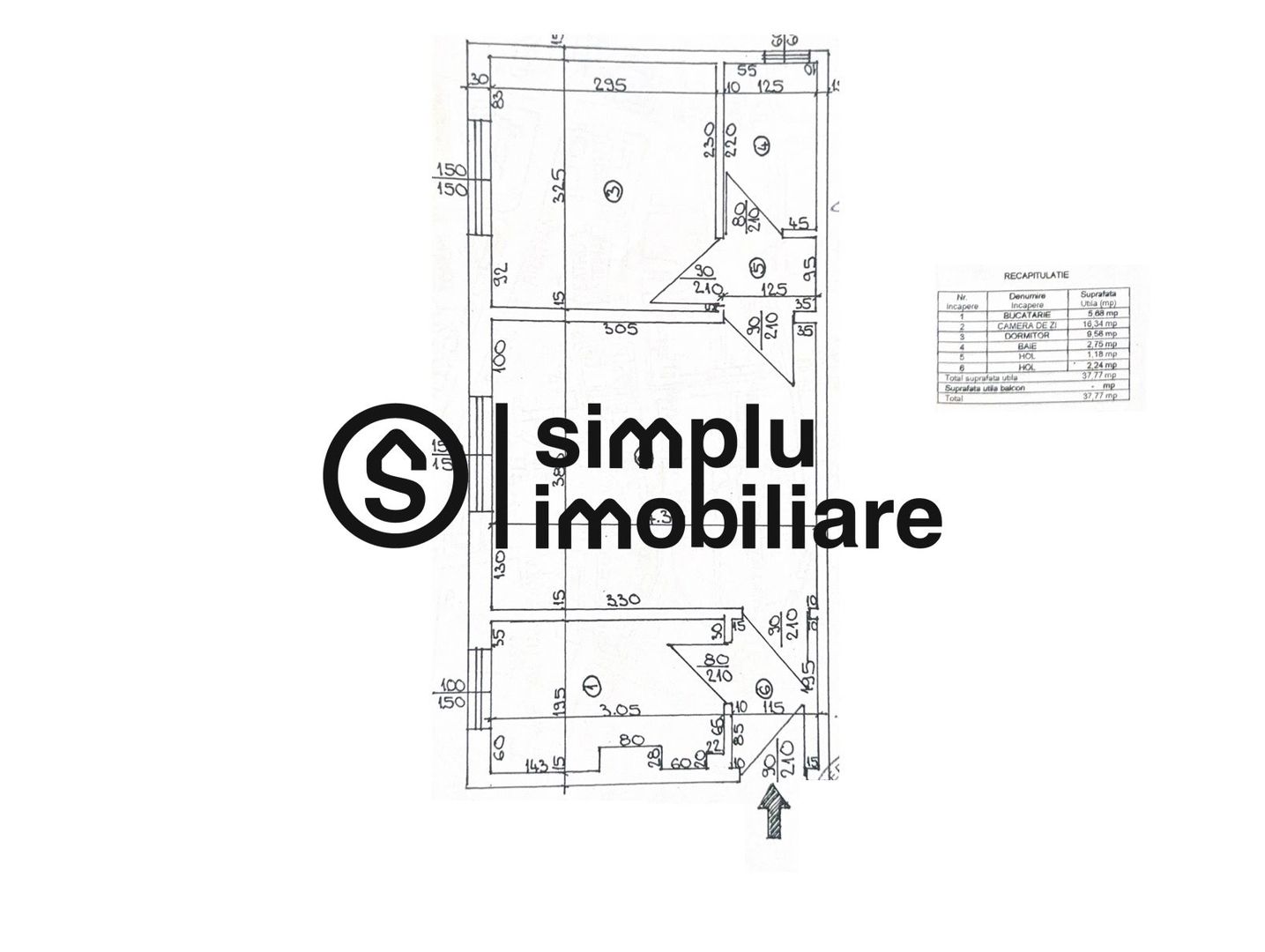 Apartament 2 camere Ultracentral Teatrul National - Schiță 7