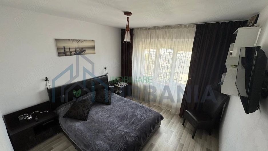 Apartament 3 camere, cartier Alexandru cel Bun, etaj intermediar, vedere bulevard, mobilat și utilat - Poză 2
