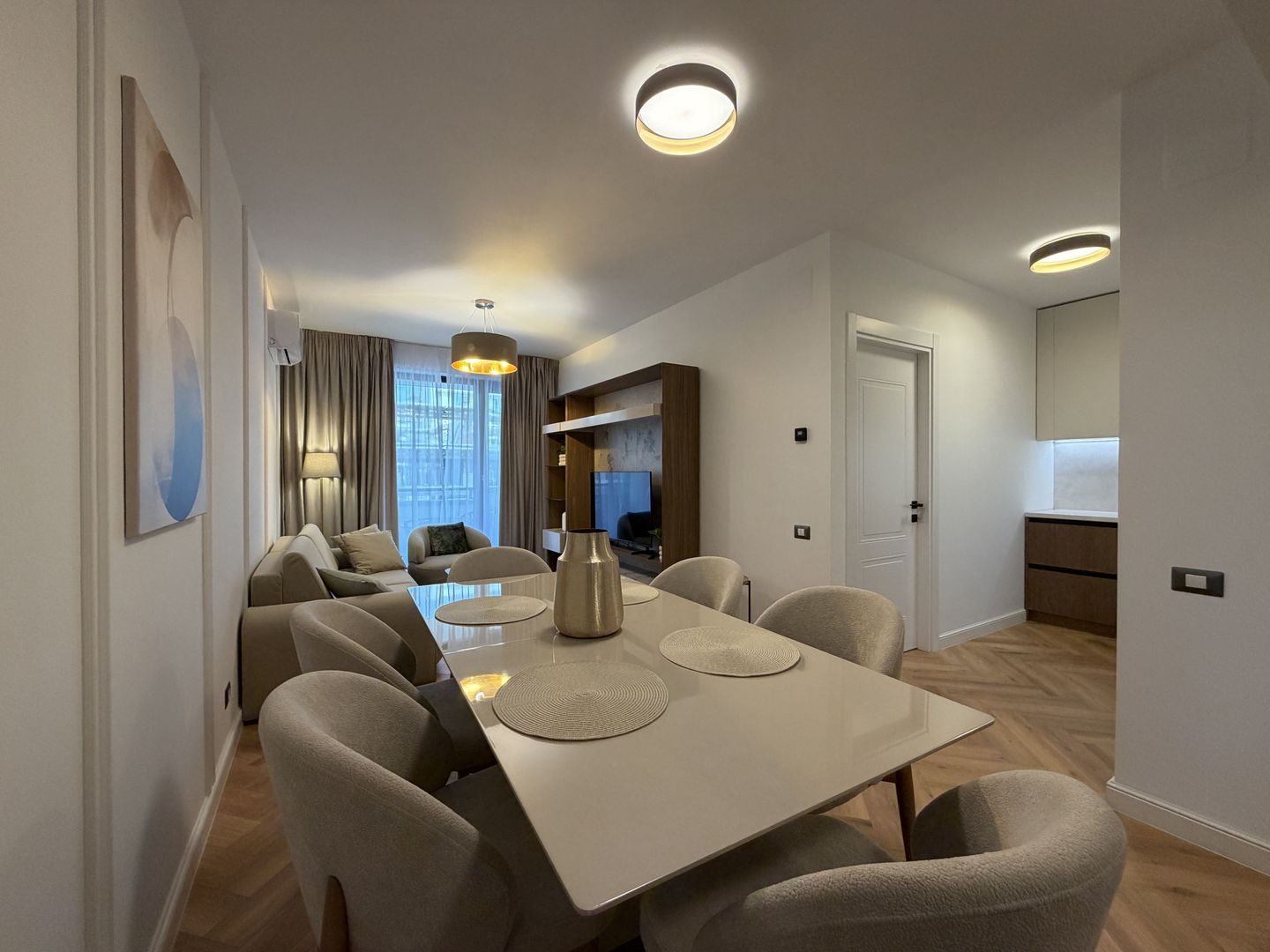 NOU - PRIMA INCHIRIERE | MOBILAT SI UTILAT | TERASA | LOC DE PARCARE - Poză 6