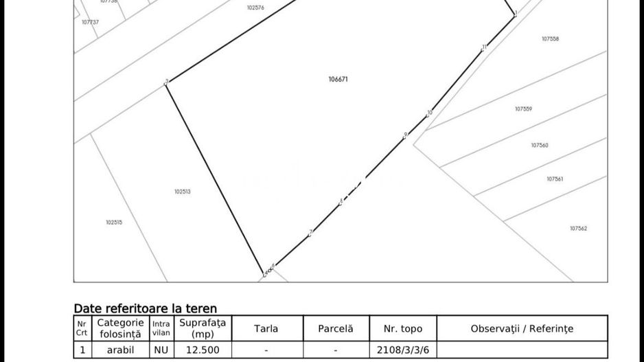 Teren 12.500 mp Ghimbav – Cartierul Florilor | Ghimbav | Braşov - Poză 7