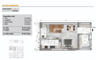 Garsoniera noua de vanzare, zona Bd. Brancoveanu, Grand Arena Mall - Schiță 6