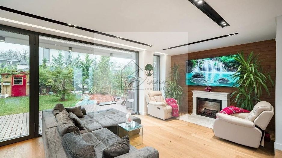 Vila pasiva (verde) de lux 4 camere Complex Amber Gardens Tunari - Poză 4