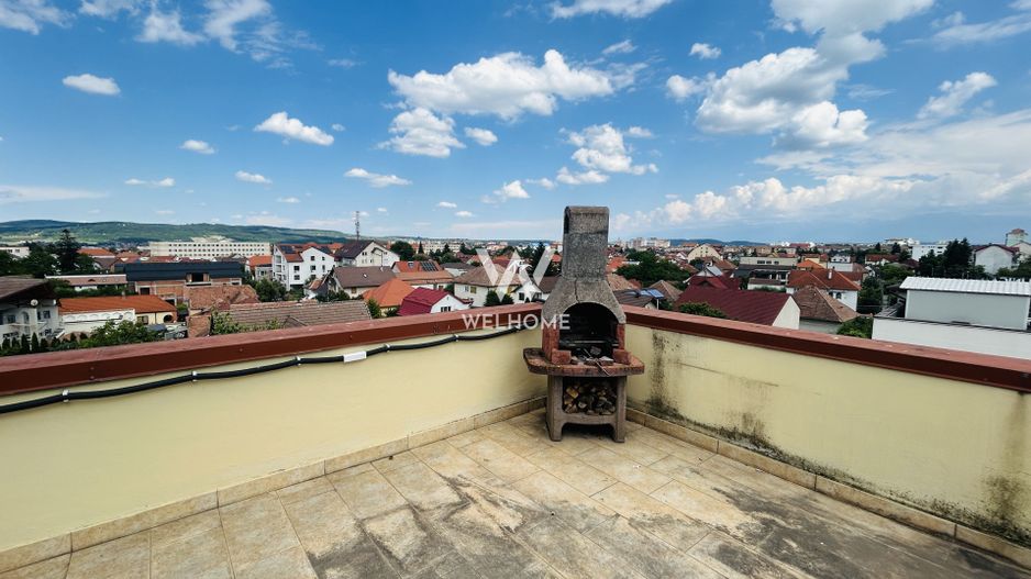Penthouse de inchiriat, zona buna, terasa mare, mobilat si utilat - Poză 7