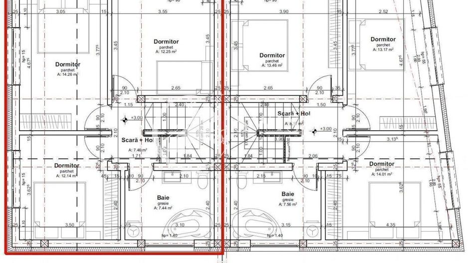 Duplex cu 4 camere | 2 garaje | Dambul Rotund | 7min Rivus Mall | Comision 0 - Poză 9