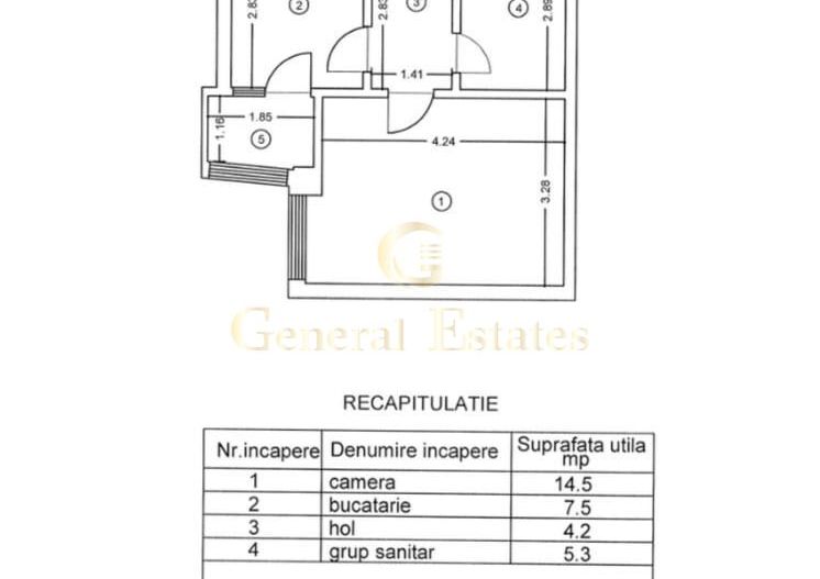 Vânzare apartament cu o cameră - 35 m.p în Păcurari - Iasi - Poză 10