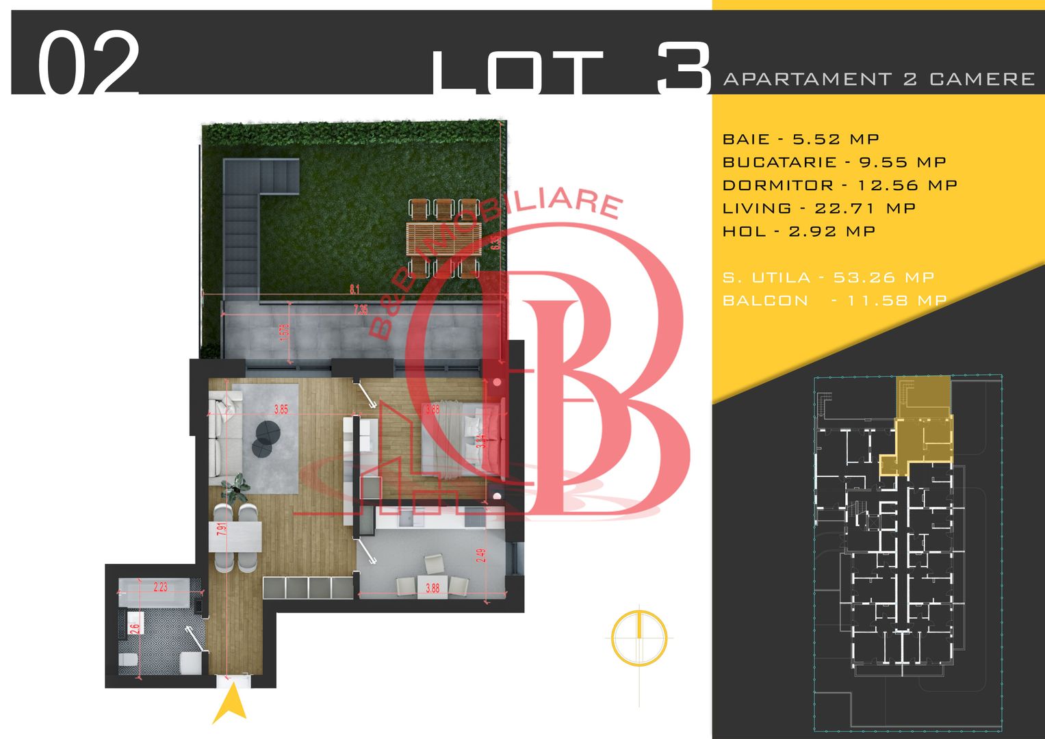 2 camere cu gradina Titan Pallady  Metrou Nicolae Teclu - Schiță 11