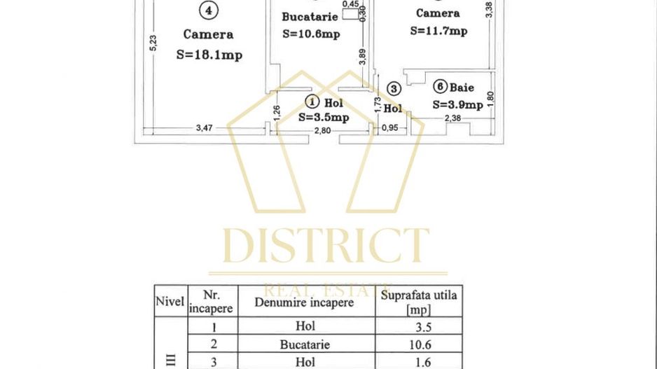 Apartament decomandat cu 2 camere | Steaua - Poză 12