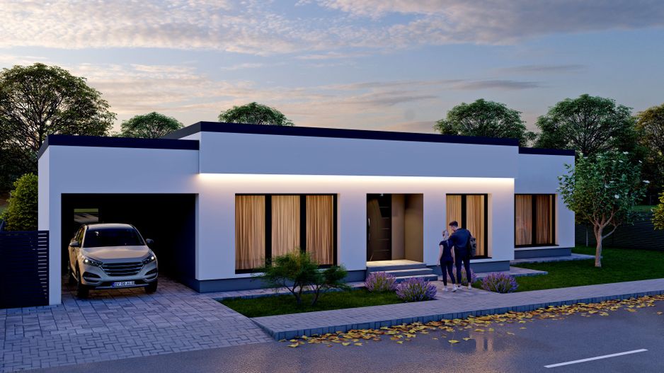 Casa individuala 4 camere garaj Cartier Izvor Tarlungeni Brasov - Poză 15