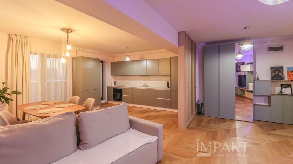 Apartament cu 2 camere ultrafinisat, cu un view deosebit, situat in ansamblul Wings! - Poză 4