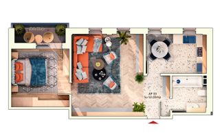 Apartament cu 2 camere decomandate, zona Piata Marasti! - Poză 5