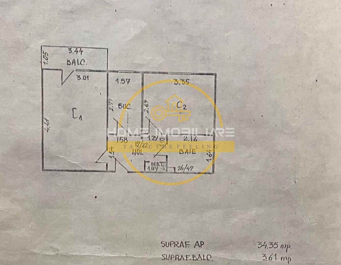 Etaj Intermediar-Apartament 2Camere-Decomandat-Zona Tatarasi-str.Vasile Lupu! - Poză 8