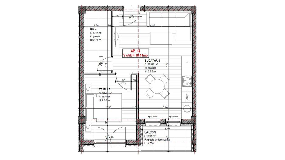 Giroc-ESO | 3 Camere | Curte proprie | Bloc cu Lift - Poză 15