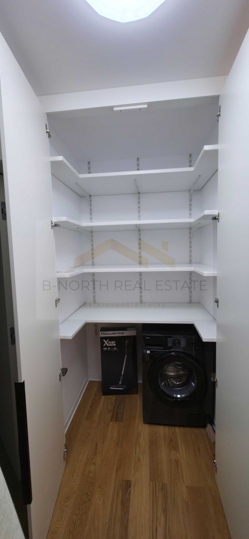 Apartament de închiriat 2 camere Yacht Kid Floreasca | 53 mp + terasă 13 mp - Poză 8