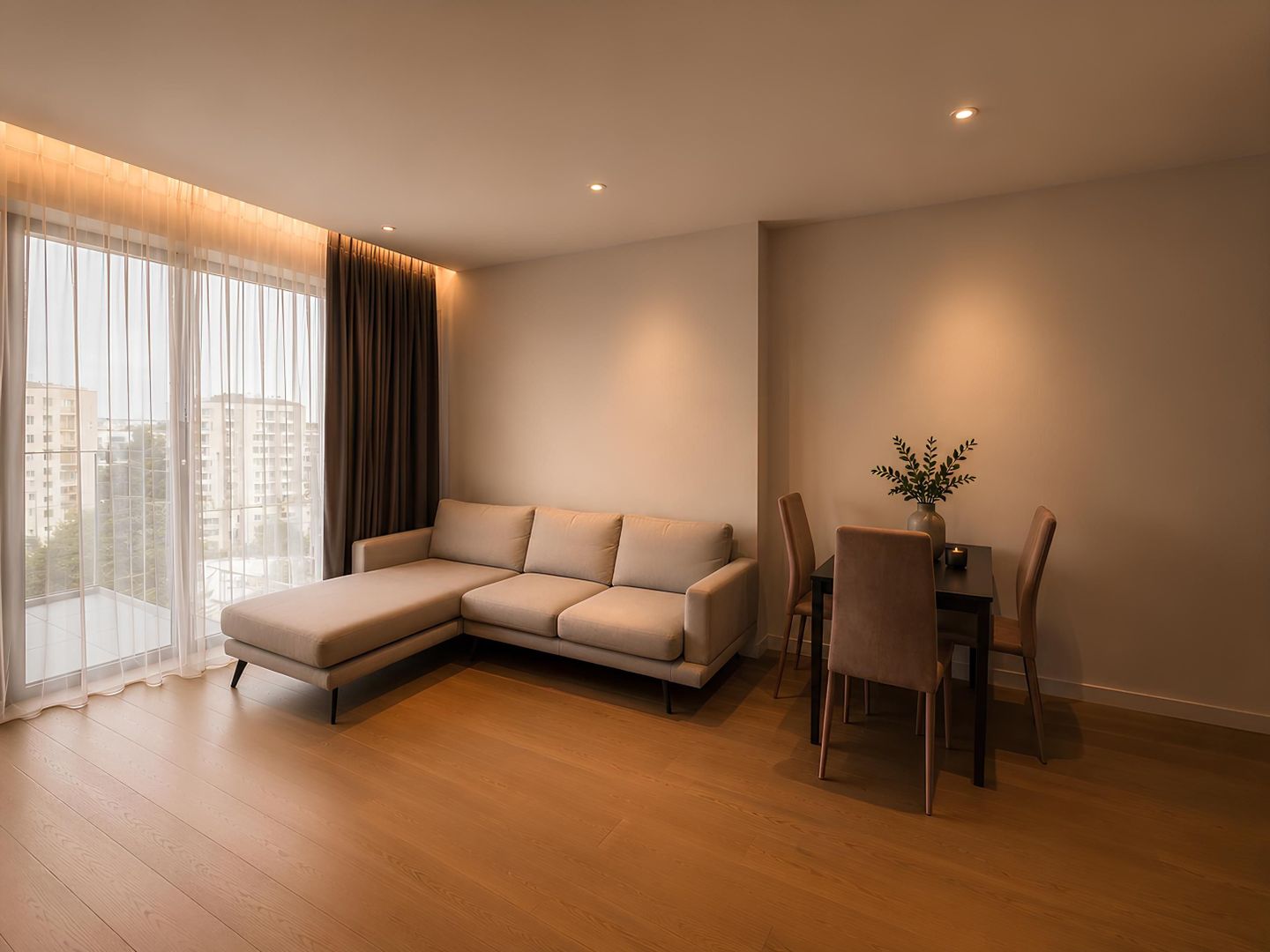 Apartament 3 camere cu terasă și vedere urbană | One Herăstrău Towers - Poză 6