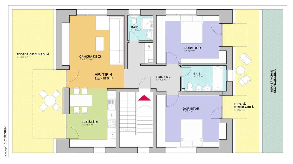 PENTHOUSE PREMIUM ÎN ȘELIMBĂR – PRIVELIȘTI CĂTRE FĂGĂRAȘ SI CINDREL - Poză 5