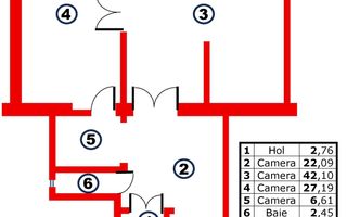 Birou 103 mp, 4 camere, ultracentral, str.I.Vulcan, Oradea, INCHIRIERE - Poză 14