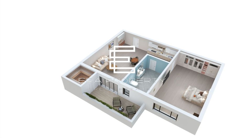 Apartament 2 camere cu gradina 39mp,  LA CHEIE in Sibiu - Lacul lui Binder - Schiță 12