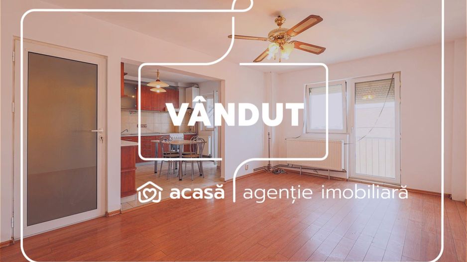 Apartament cu 2 camere în zona UTA, termoizolat. 65.400 € - Poză 1