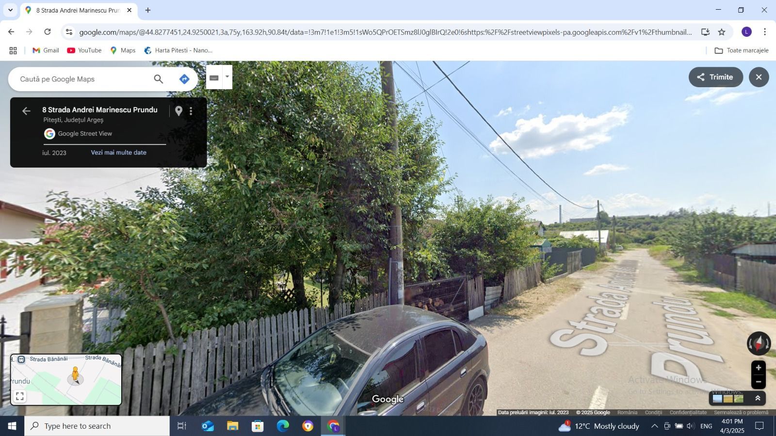 Teren intravilan de vânzare – 2200 mp, Pitești, str. Bananai - Poză 8